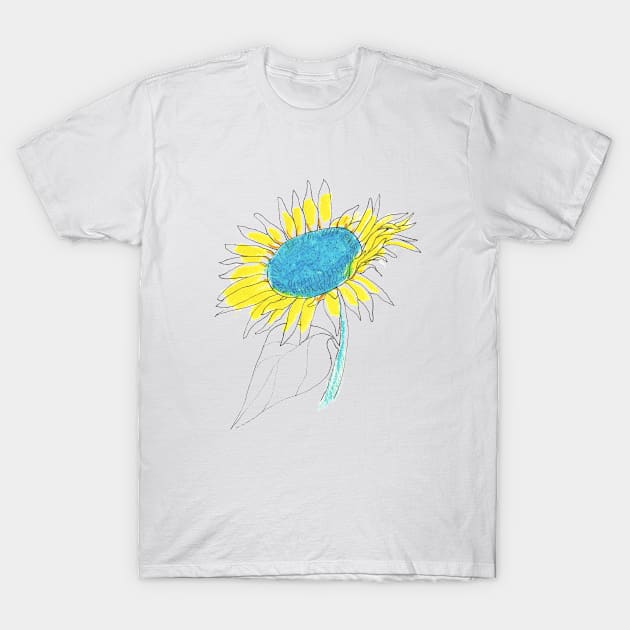Peace in sunflower T-Shirt by tintesha